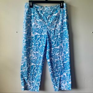 3/$20 Sale Talbots Petite Tropical Floral Print Pant